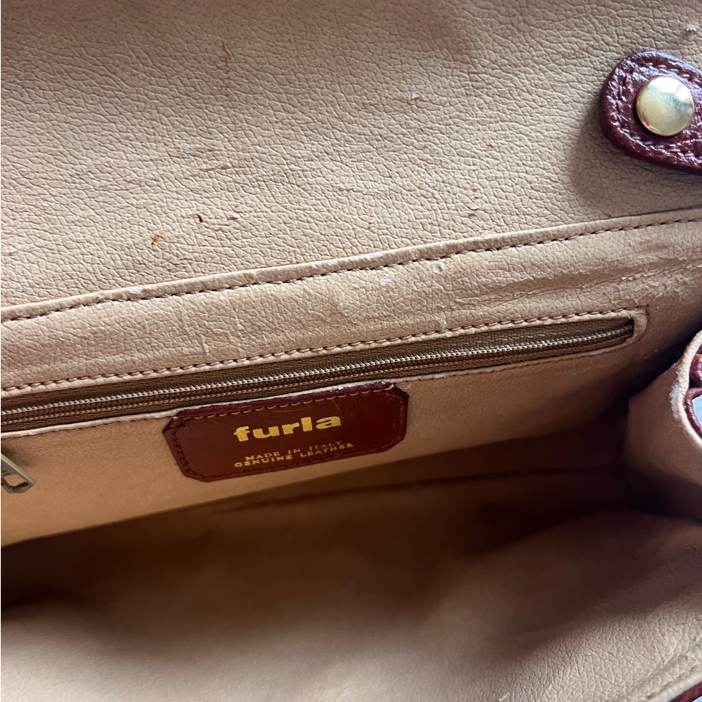 Furla leather crossbody bag, made in Italy - Picture 6 of 14